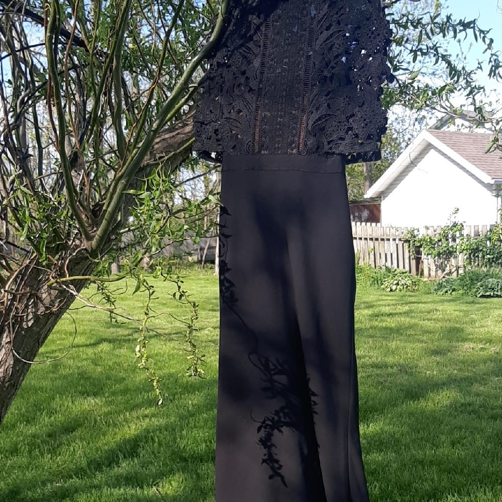 🔥SELF PORtraIT Midi🔥Formal Lace Top Dress PROM/WEDDING - Picture 8 of 16